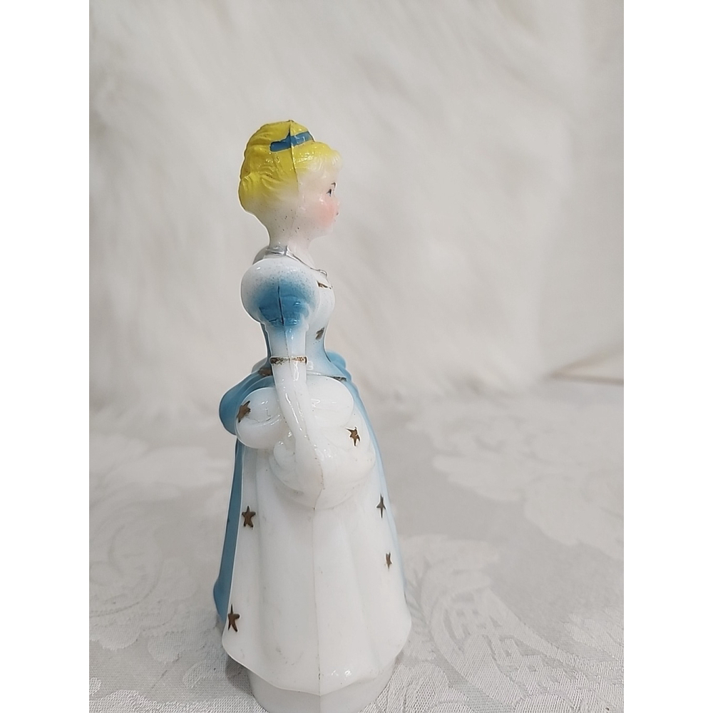 Vintage DISNEY 1960 Japan CINDERELLA Cake Topper,plastic Figurine 5.5" Tall - Picture 4 of 12
